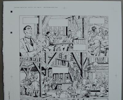 Florence Magnin - Héritage Emilie T04 le rêveur, 2005 - Planche offset signée 2