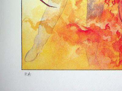 Milo MANARA : Lucifer et son démon, 2006 - Impression signée au crayon 2