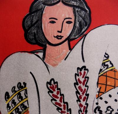 Henri MATISSE (d’après) - La Blouse roumaine, 1954 - Lithographie signée 2