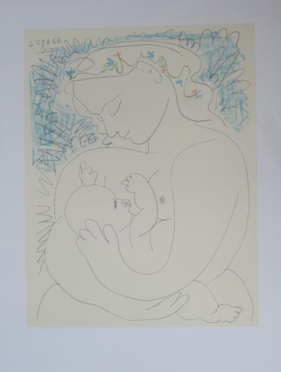 Pablo PICASSO (d’après) - Maternité, 1963 - Lithographie 2
