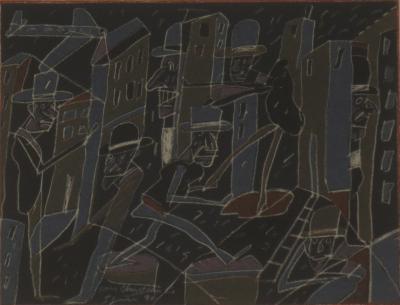 Antonio SEGUI - Le froid bleu des contre nuits - Lithographie signée au crayon 2