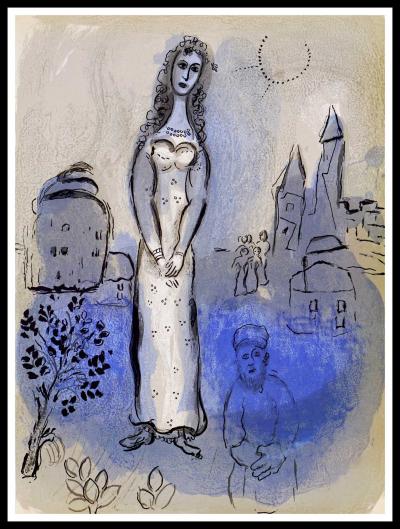 Marc CHAGALL - Esther, 1960 - Lithographie originale 2