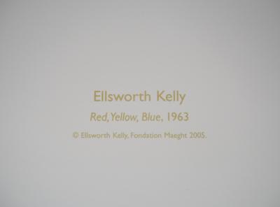 Ellsworth KELLY - Rouge, jaune et bleu - Lithographie en couleurs 2