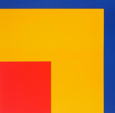 Ellsworth KELLY : Rouge, jaune et bleu - Lithographie en couleurs 2