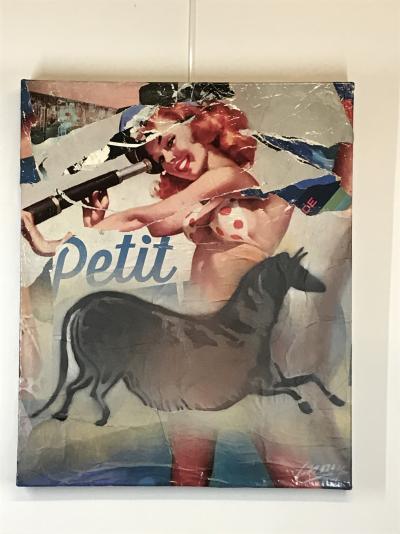Christophe STOUVENEL - l’Après Histoire - Le Petit Cheval, 2020 - Pochoir sur affiches 2
