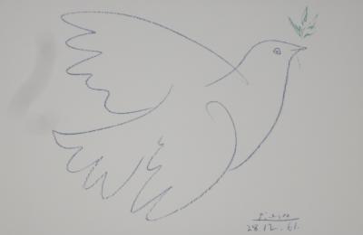 Pablo PICASSO (d’après) - Colombe pour la Paix - Lithographie 2