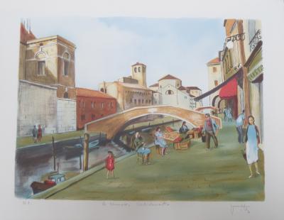 VIKO - Venise, 1985 - Lithographie signée au crayon 2