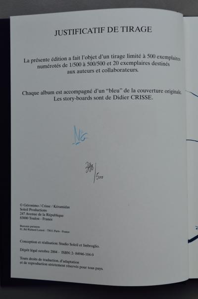 Nicolas Keramidas / Crisse - Luuna - 2004 - Tirage de luxe 2