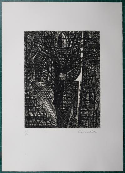 Marcel GROMAIRE - Macbeth: La forêt en marche, 1958 - Gravure signée à la main 2