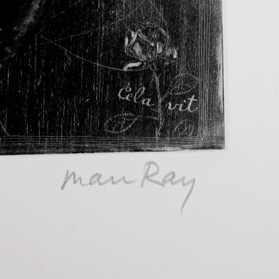 MAN RAY - Marcel Duchamp, 1971 - Gravure aquatinte originale signée à la main 2