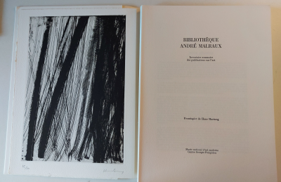 Hartung  Hans - Bibliothèque André Malraux (1978-1986) Bel ouvrage de bibliophilie bien complet 2