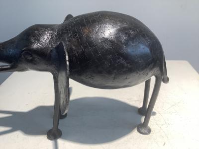 Animal mythique Bobo - Éléphant - Sculpture en bronze 2