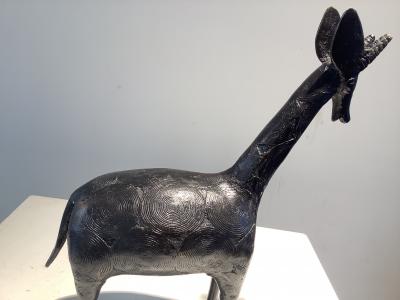 Animal mythique Bobo- Girafe - Sculpture en bronze 2