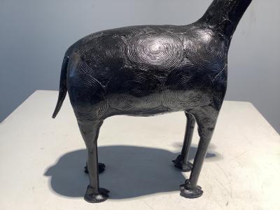 Animal mythique Bobo- Girafe - Sculpture en bronze 2