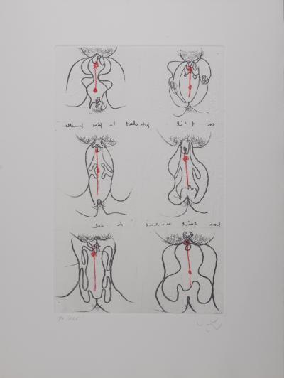 Roberto MATTA - Cri Oval, 1971 - Aquatinte signée à la main 2