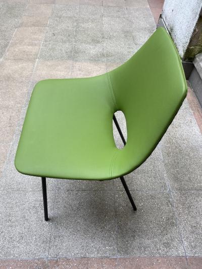 Pierre Guariche - Paire de chaises modèle Tonneau - Edition Steiner  - Circa 1955 2