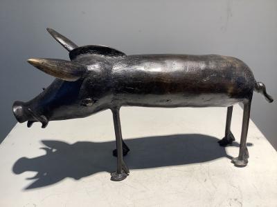 Animal mythique Bobo- Phacochère - Sculpture en bronze 2