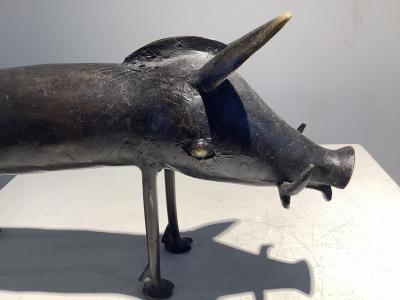 Animal mythique Bobo- Phacochère - Sculpture en bronze 2