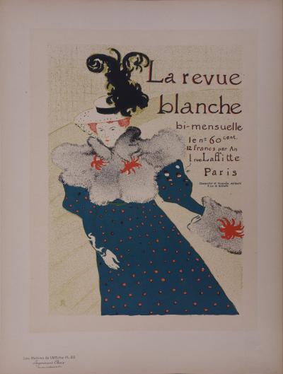 Henri DE TOULOUSE-LAUTREC - Le Revue Blanche, 1895 - Lithographie signée 2