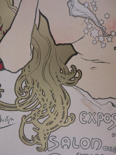 Alfons MUCHA - Muse (Salon des Cent), 1897 - Lithographie signée 2