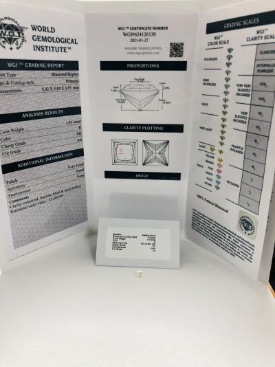 1.01ct princess cut diamond 2