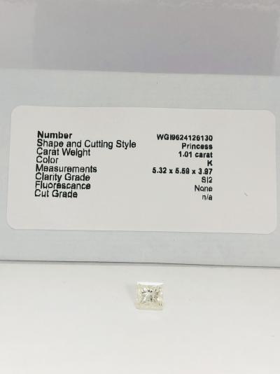 1.01ct princess cut diamond 2