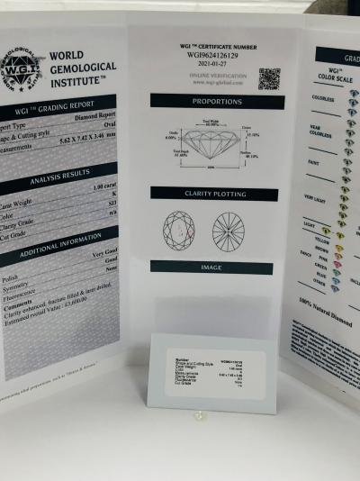 1ct oval cut diamond 2