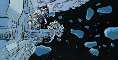 Jean-Claude  MEZIERES - Valerian et Laureline : L’espace - Affiche édition d’art 2