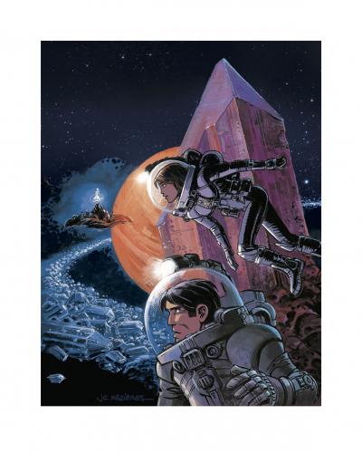 Jean-Claude MEZIERES - Valérian et Laureline : Bienvenue à Alflolo - Affiche édition d’art