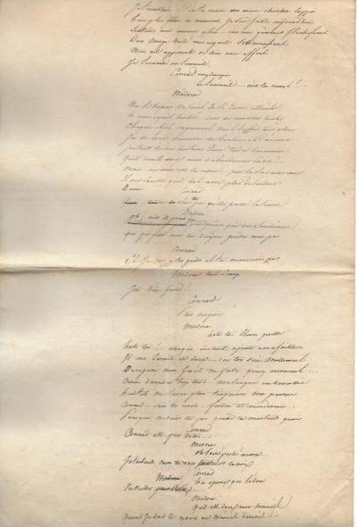 Alexandre DUMAS père - Manuscrit autographe - Opéra 