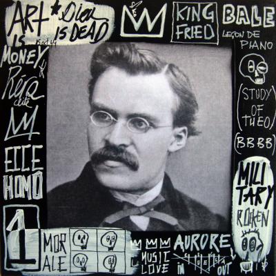 SPACO - Nietzsche, 2021 - Technique mixte sur toile 2