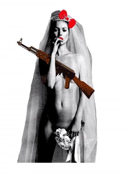 Death NYC - Kate Moss AK - Sérigraphie originale signée 2
