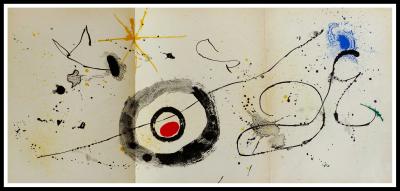 Joan MIRO  - La traversée du miroir , 1963 - Lithographie 2