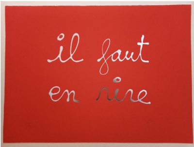 Ben - Il faut en rire - Lithographie originale signée au crayon 2