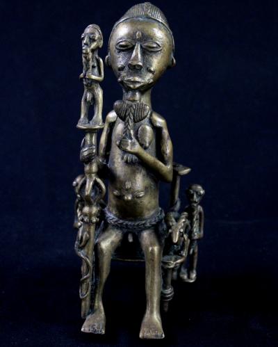 Côte d’Ivoire, Culture Baoulé, Statue en Bronze 2