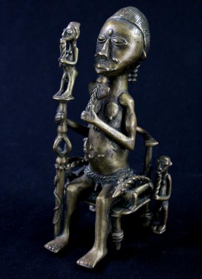 Côte d’Ivoire, Culture Baoulé, Statue en Bronze 2