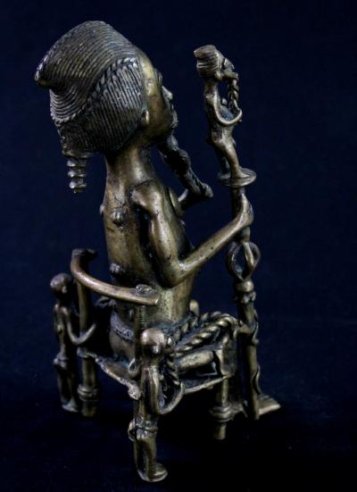 Côte d’Ivoire, Culture Baoulé, Statue en Bronze 2
