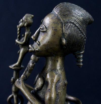 Côte d’Ivoire, Culture Baoulé, Statue en Bronze 2
