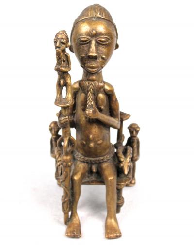 Côte d’Ivoire, Culture Baoulé, Statue en Bronze 2