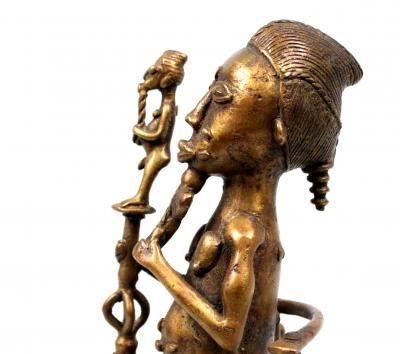 Côte d’Ivoire, Culture Baoulé, Statue en Bronze 2