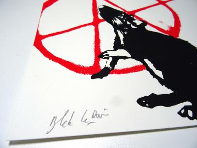 Blek Le Rat - L’anarchiste, 2020 - Sérigraphie signée au crayon 2