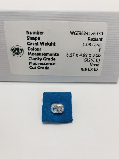 1.08ct radiant cut diamond 2