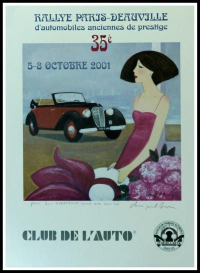 Denis-Paul NOYER  - 35ème Rallye Paris Deauville, 2001, affiche originale 2