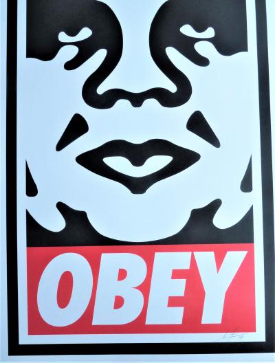 Shepard FAIREY (OBEY) : Obey Icon - Sérigraphie originale signée 2