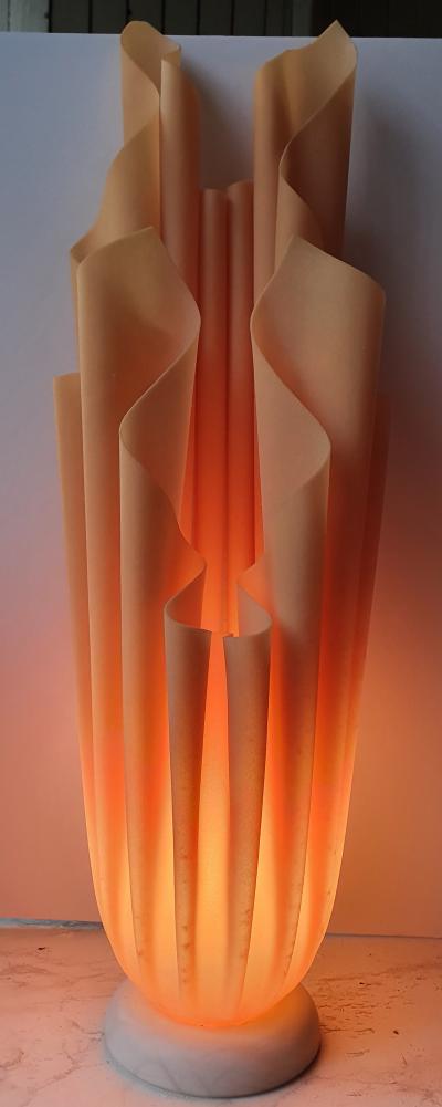 Georgia JACOB - Lampe Athéna Beige (grand modèle),  vers 1975 2