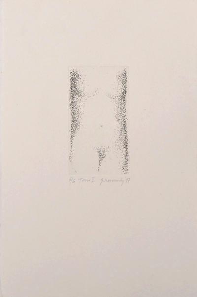 Gregory MASUROVSKY - Torse I, 1997 - Gravure signée et numérotée 2