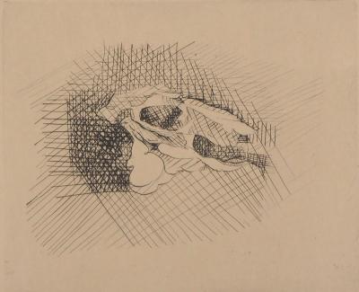 Jacques VILLON - Crâne de mouton - Gravure signée et numérotée 2
