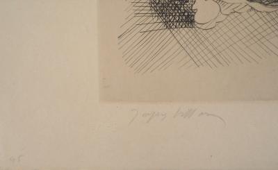 Jacques VILLON - Crâne de mouton - Gravure signée et numérotée 2