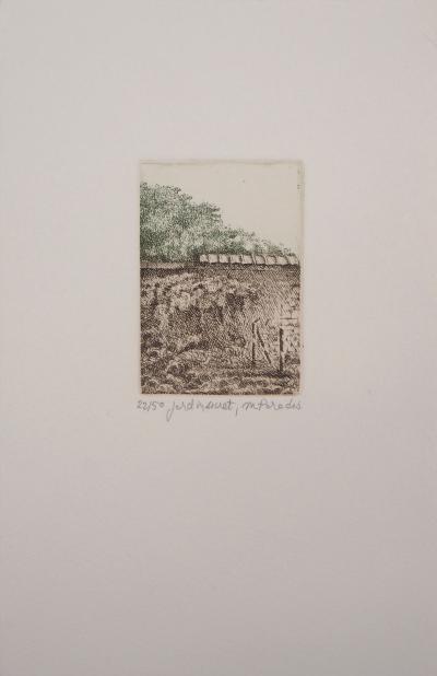Michel PARADIS - Jardin secret - Gravure signée et numérotée 2