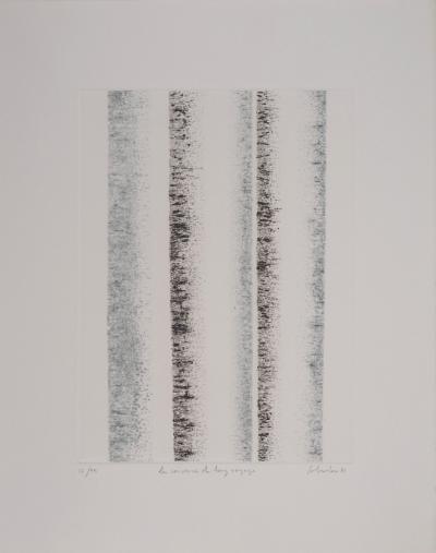 Jean SOLOMBRE - Les couverts du long voyage, 1981 - Gravure signée et numérotée 2